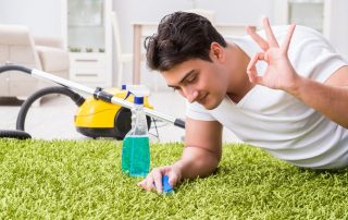 how to clean carpet naturally